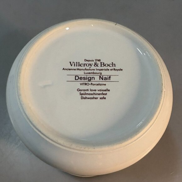 Villeroy & Boch Design Naif Farmers Porcelain 6" Utensil Storage Jar Canister - Picture 7 of 7